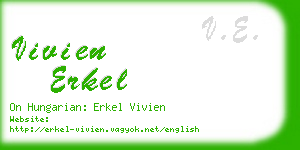 vivien erkel business card